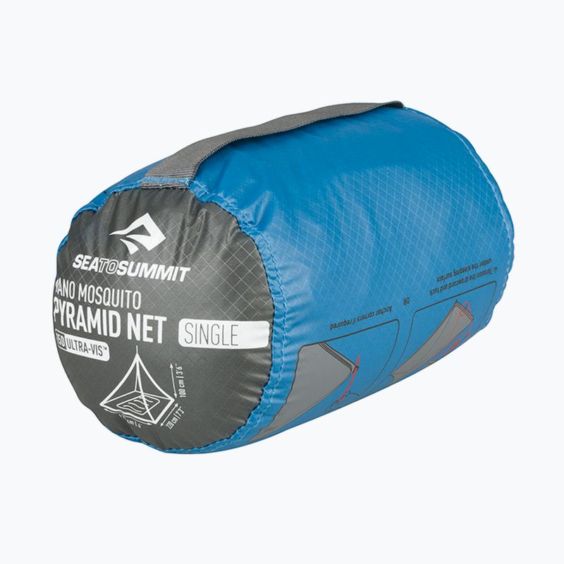 Síť proti hmyzu Sea To Summit Nano MosquiTo Pyramid Net Single grey 7