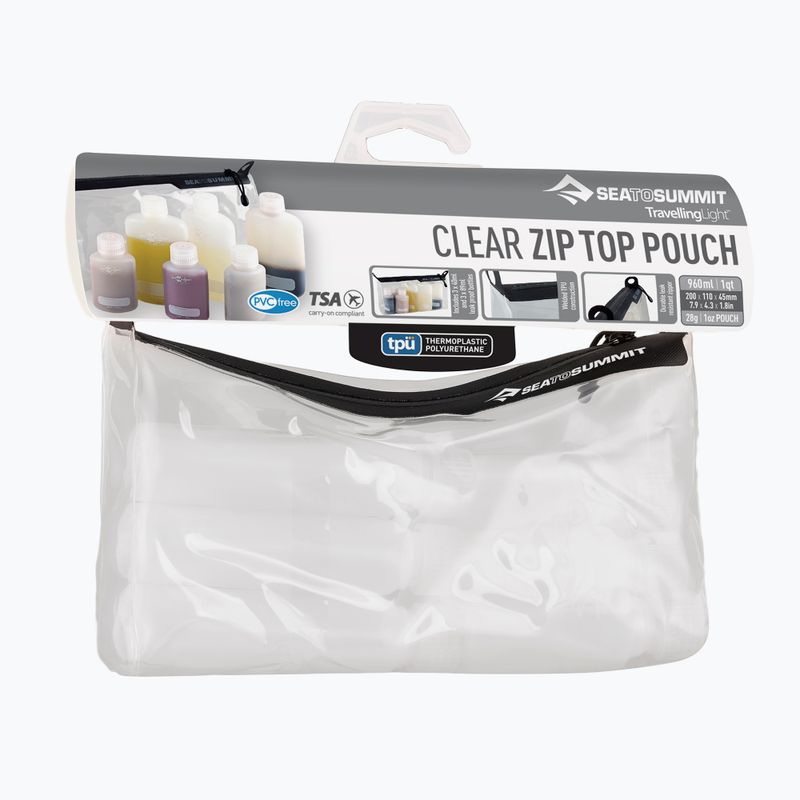 Cestovní pouzdro s lahvičkami Sea to Summit TPU Clear Ziptop Pouch ATLTPUCZTP