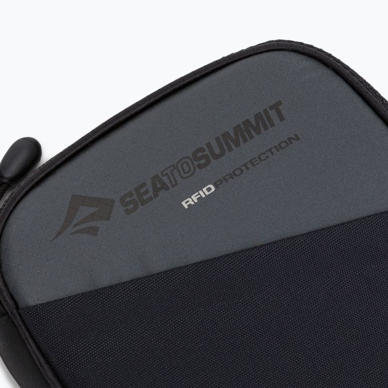 Voděodolná peněženka RFID Sea to Summit Travel Wallet RFID šedo-černá ATLTWRFIDSBK 4