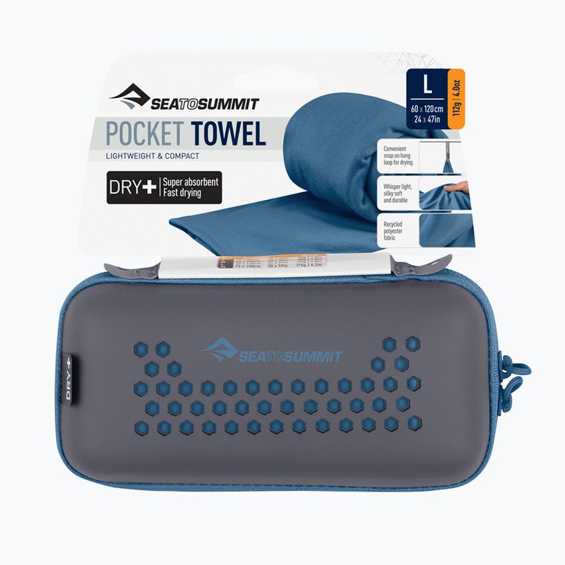 Rychleschnoucí ručník Sea to Summit Pocket Towel ACP071051-060215 moonlight 3