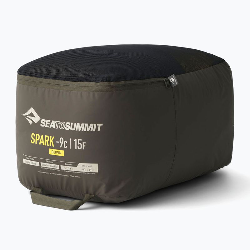 Spací pytel Sea To Summit Spark Down -9C|15F Long grey/yellow 2