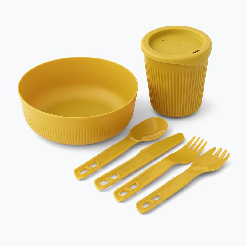 Sada turistického nádobí Sea  to Summit Passage Dinnerware arrowwood yellow 2
