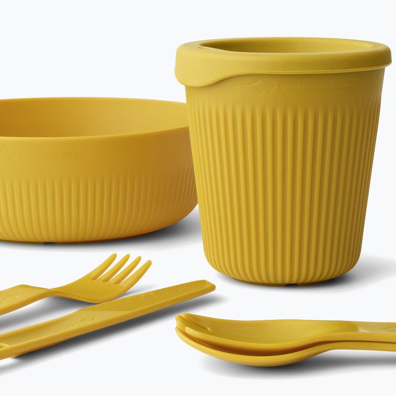 Sada turistického nádobí Sea  to Summit Passage Dinnerware arrowwood yellow 3