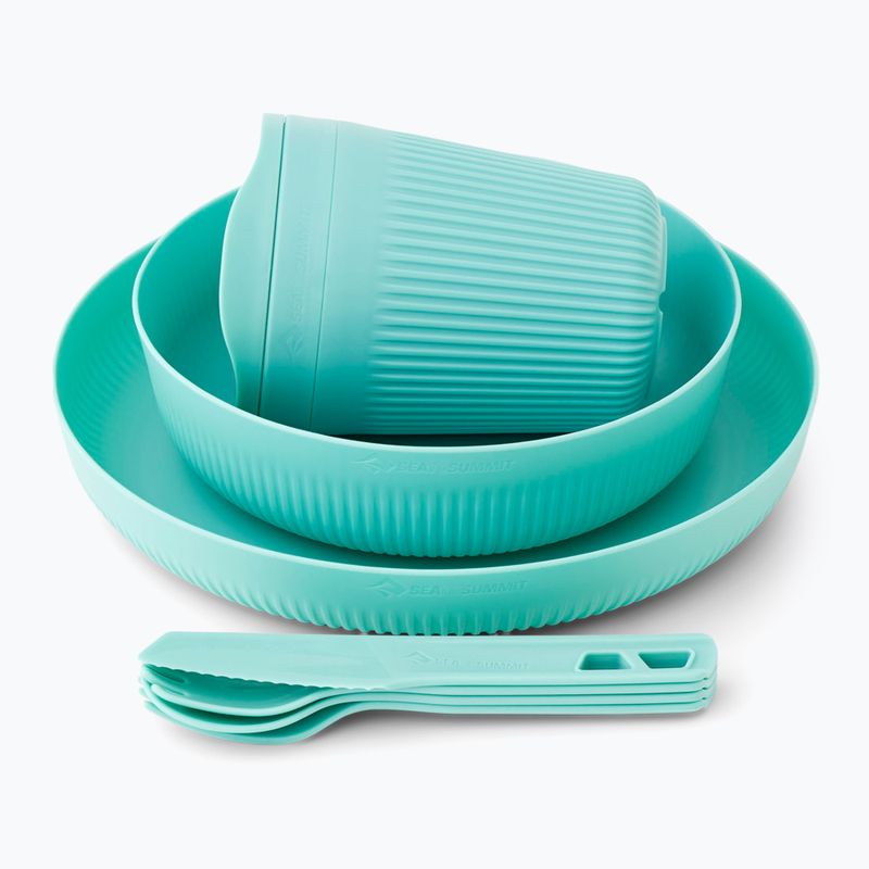 Sada turistického nádobí Sea to Summit Passage Dinnerware blue