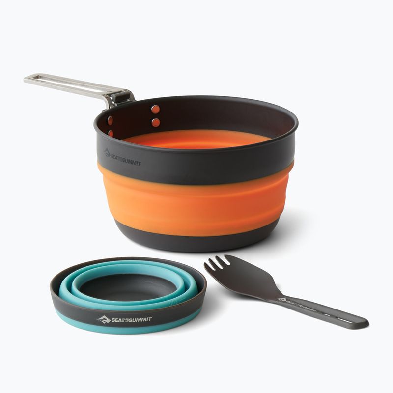 Cestovní sada nádobí Sea To Summit Frontier UL Collapsible Kettle Cook 4
