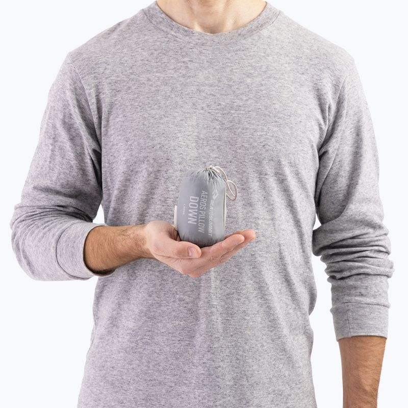 Cestovní polštář Sea to Summit Aeros Down R neutral grey 5