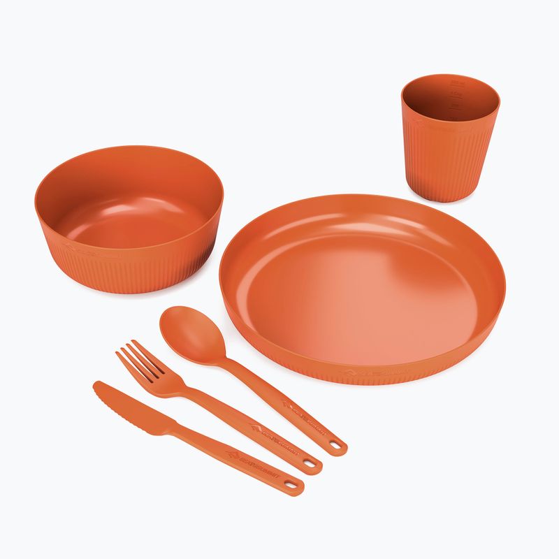 Nádobí Sea To Summit Camp Dinnerware Set 6 burnt orange 2