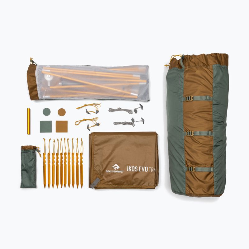Kempingový stan pro 4 osoby Sea to Summit Ikos Evo Tent 4 laurel wreath 12