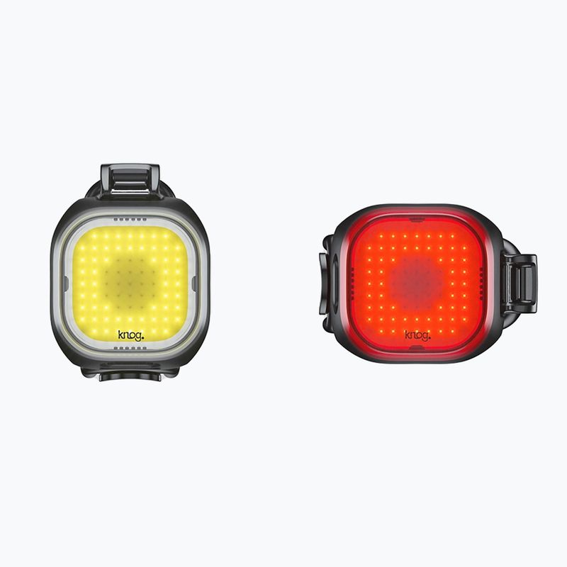 Knog Blinder Mini Square Twinpack 12988 sada přední + zadní světlo na kolo