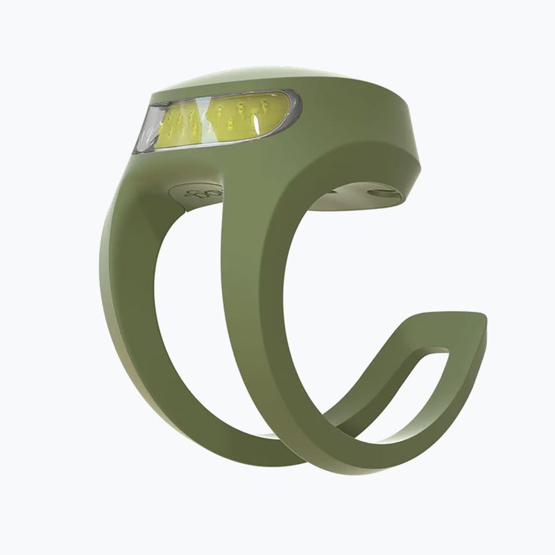 Přední světlo na kolo  Knog Frog V3 zielona