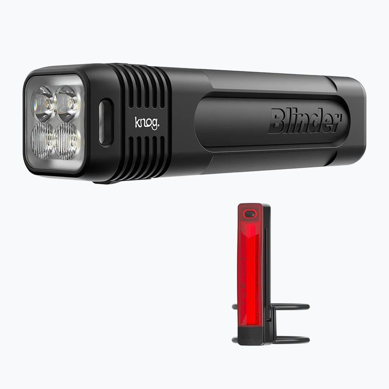 Sada světel na kolo Knog Blinder Pro 600/Plus black
