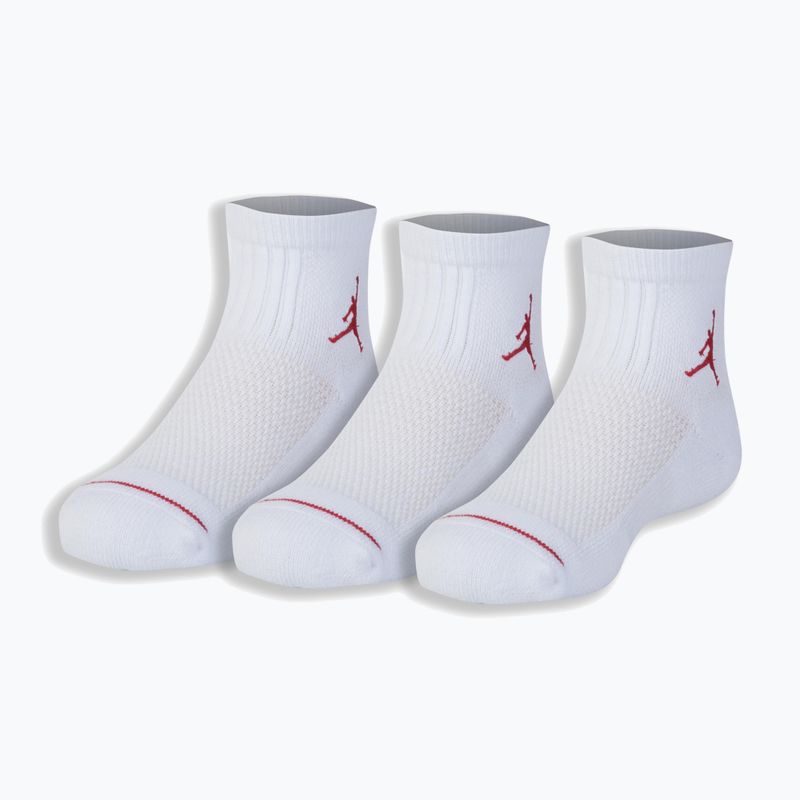 Dětské ponožky Nike Air Jordan Jumpman Quarter 3 pairs white 2
