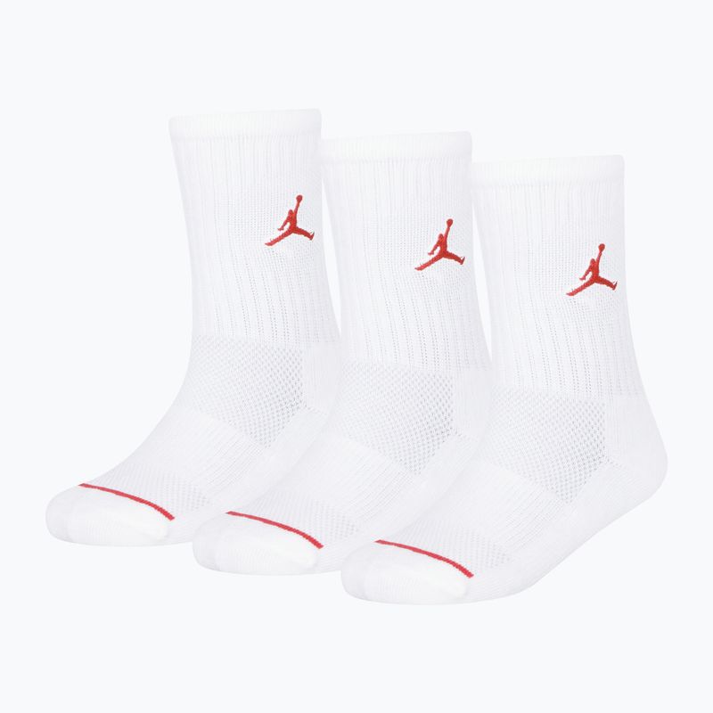 Dětské ponožky Air Jordan Jumpman Crew 3 pairs white