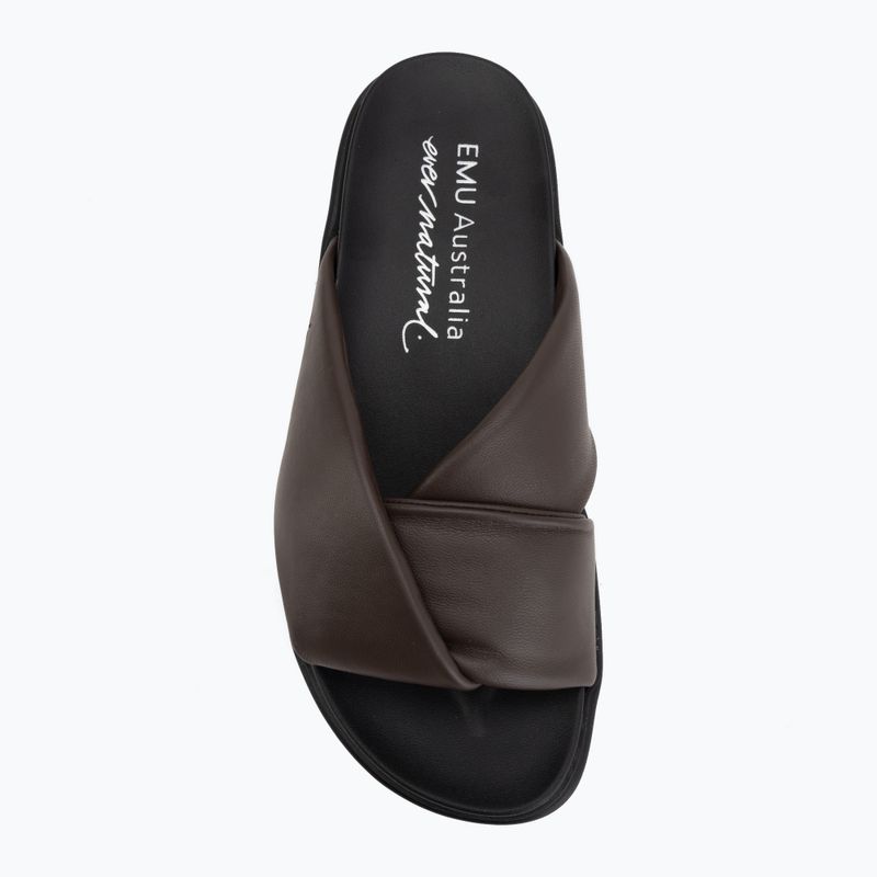 Dámské nazouváky EMU Australia Selene espresso 5