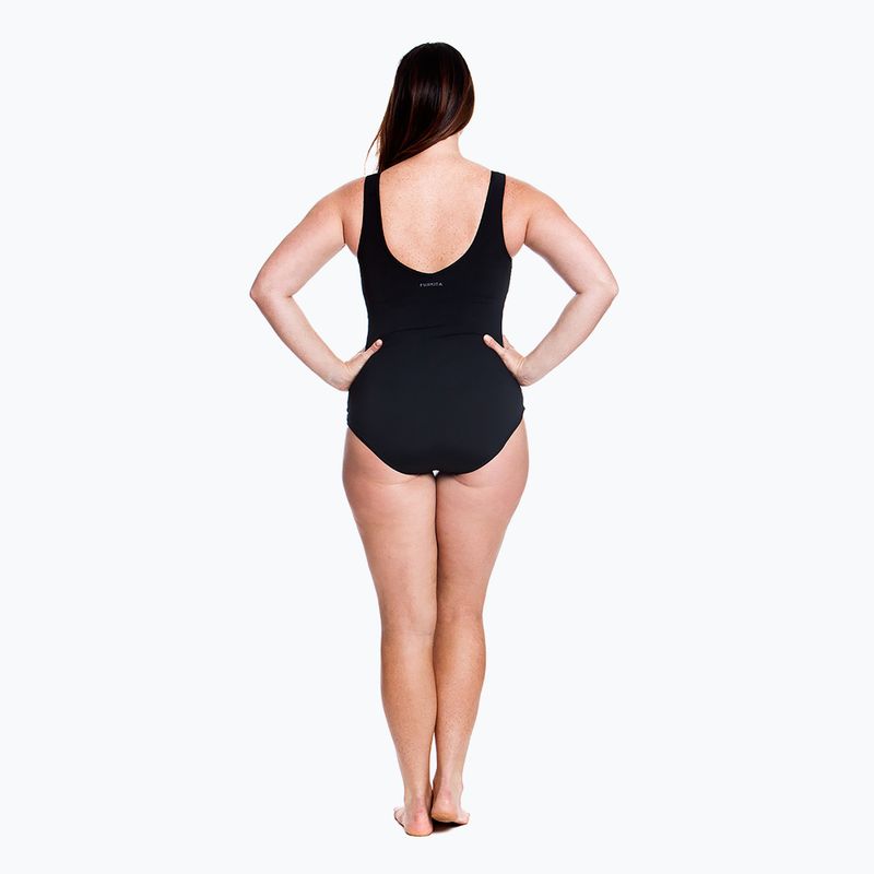 Dámské jednodílné plavky Funkita Zip Front One Piece still black 5