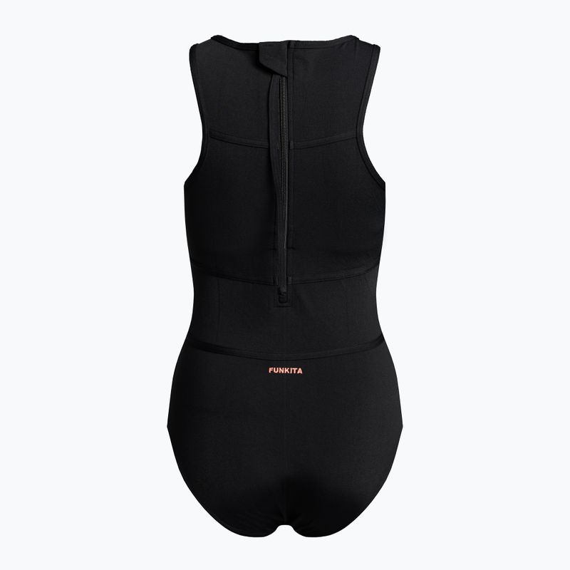 Dámské jednodílné plavky Funkita Hi Flyer One Piece černy FKS003L00038 2