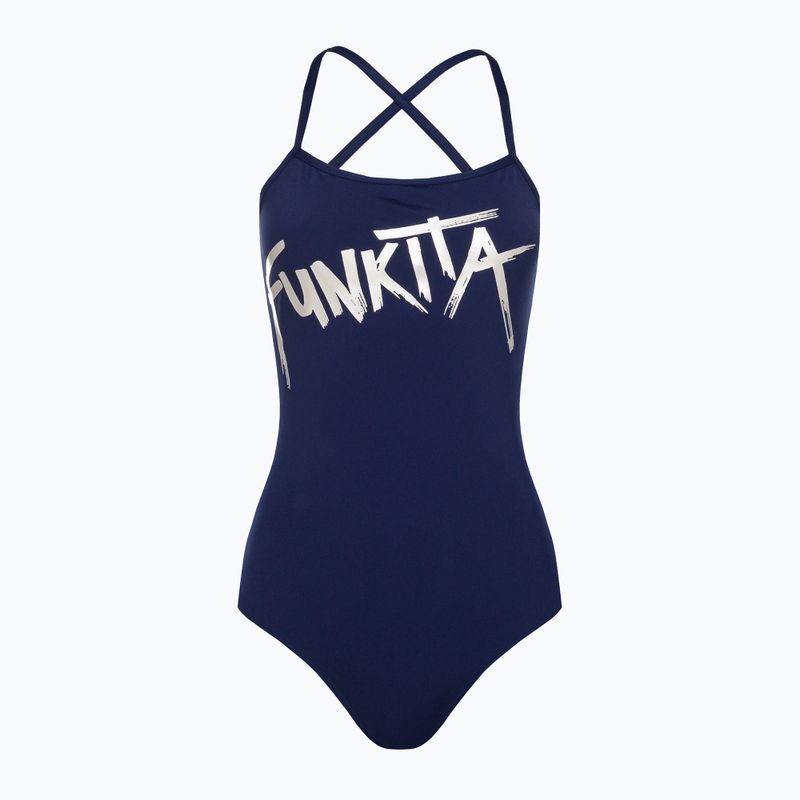 Funkita Dámské jednodílné plavky s pásky Modrá FS38L0259408 6