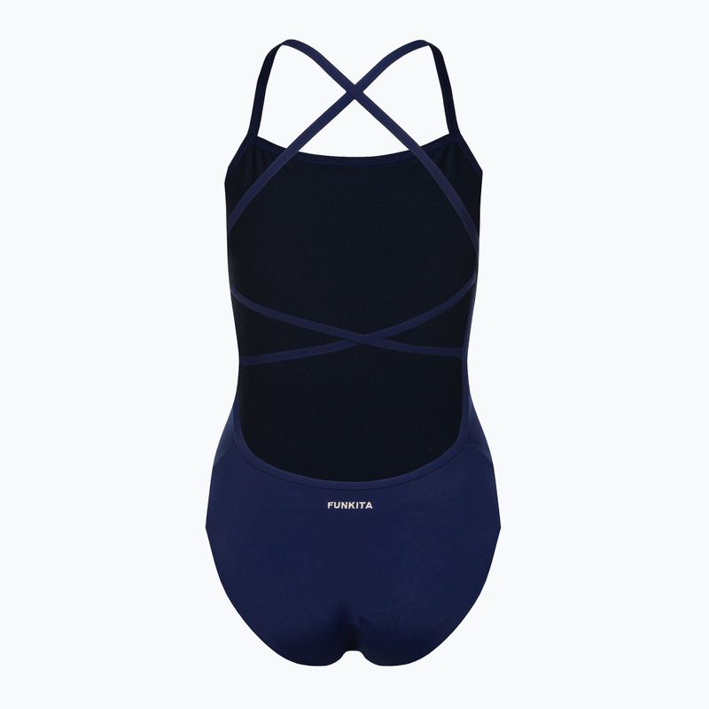 Funkita Dámské jednodílné plavky s pásky Modrá FS38L0259408 7