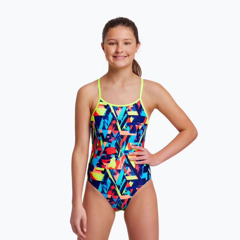 Dětské jednodílné plavky Funkita Diamond back blocked bars FS11G7130908 5