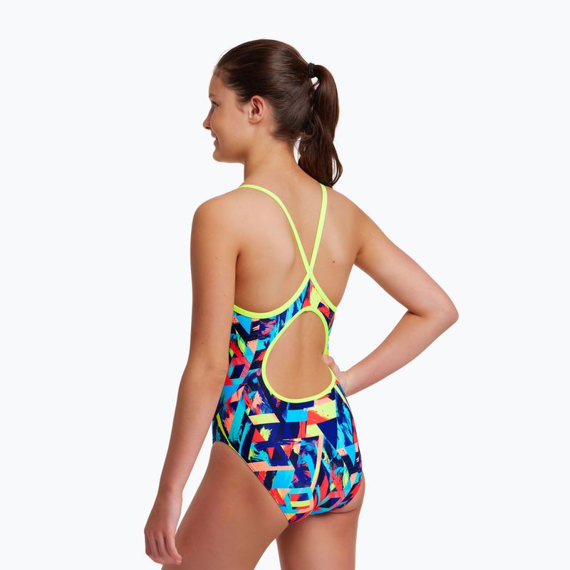 Dětské jednodílné plavky Funkita Diamond back blocked bars FS11G7130908 7