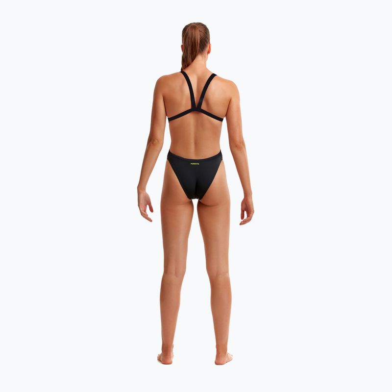 Funkita Dámské jednodílné plavky bez výztuže Still Black 3