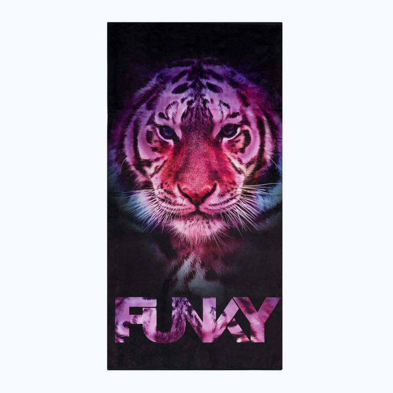 FUNKY TRUNKS Rychleschnoucí ručník Micro Mate černo-fialový FYG022N0049700