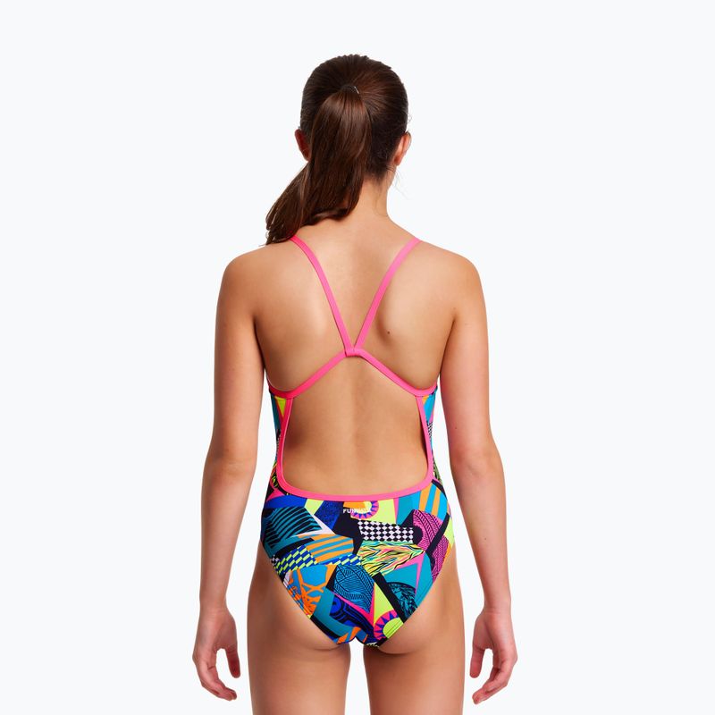 Dětské plavky Funkita Eco Single Strap námořnická modř FS16G0076010 6