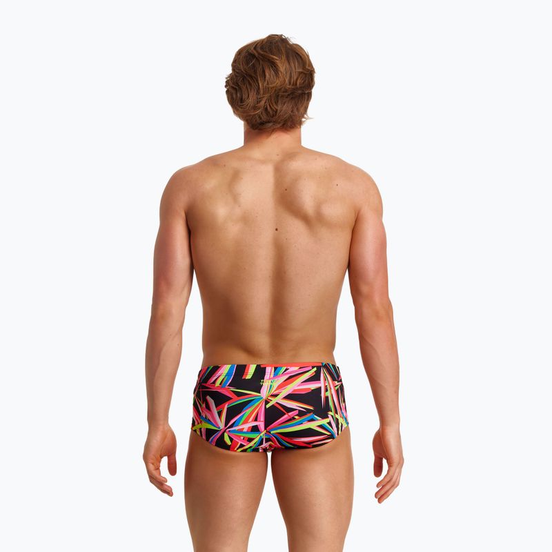 Pánské plavky FUNKY TRUNKS Classic Trunks black and colour FT30M71387 5