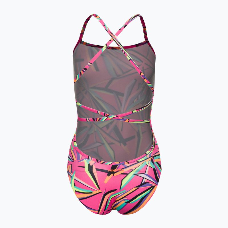 Funkita dámské jednodílné plavky Strapped In One Piece pink FS38L7138808 2