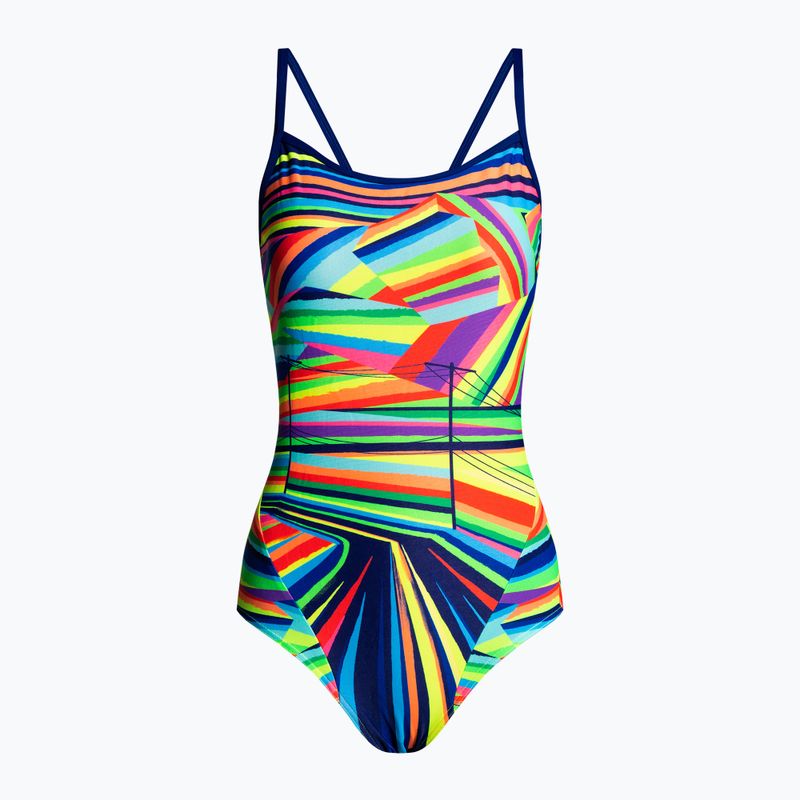 Dámské jednodílné plavky Funkita Single Strap One Piece barvitý FS15L71410