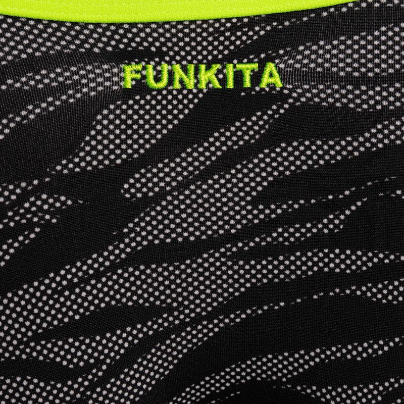 Funkita Dámské jednodílné plavky s pásky Šedá FS38L7141608 3