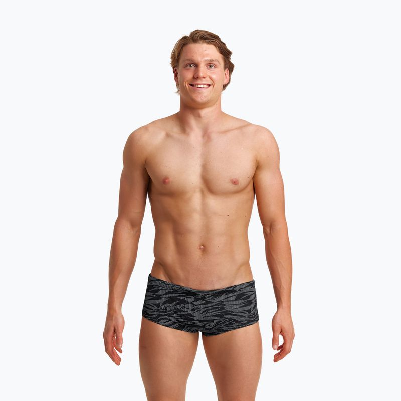 Pánské plavky FUNKY TRUNKS Sidewinder Trunks šedé FTS010M7141630 4