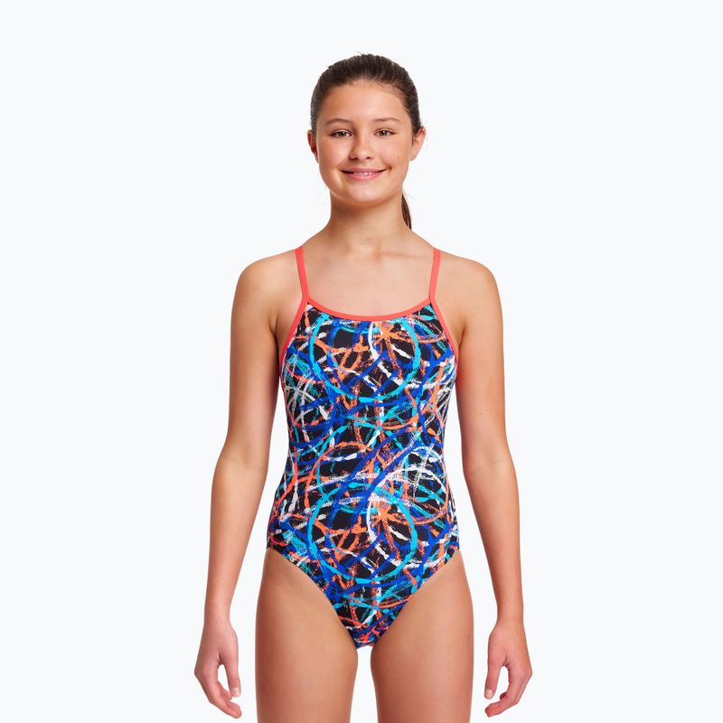 Dětské jednodílné plavky Funkita Diamond Back One Piece Spin Doctor FS11G71432 4