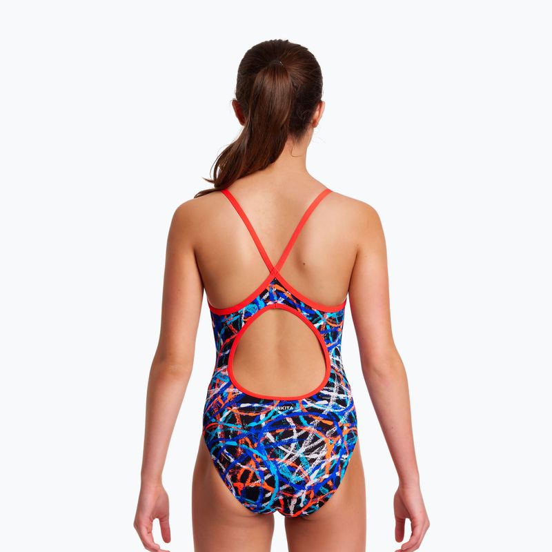 Dětské jednodílné plavky Funkita Diamond Back One Piece Spin Doctor FS11G71432 5