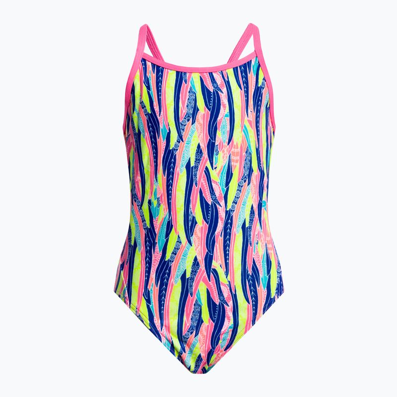 Dětské jednodílné plavky Funkita Diamond Back One Piece Wing Tips FKS033G71444