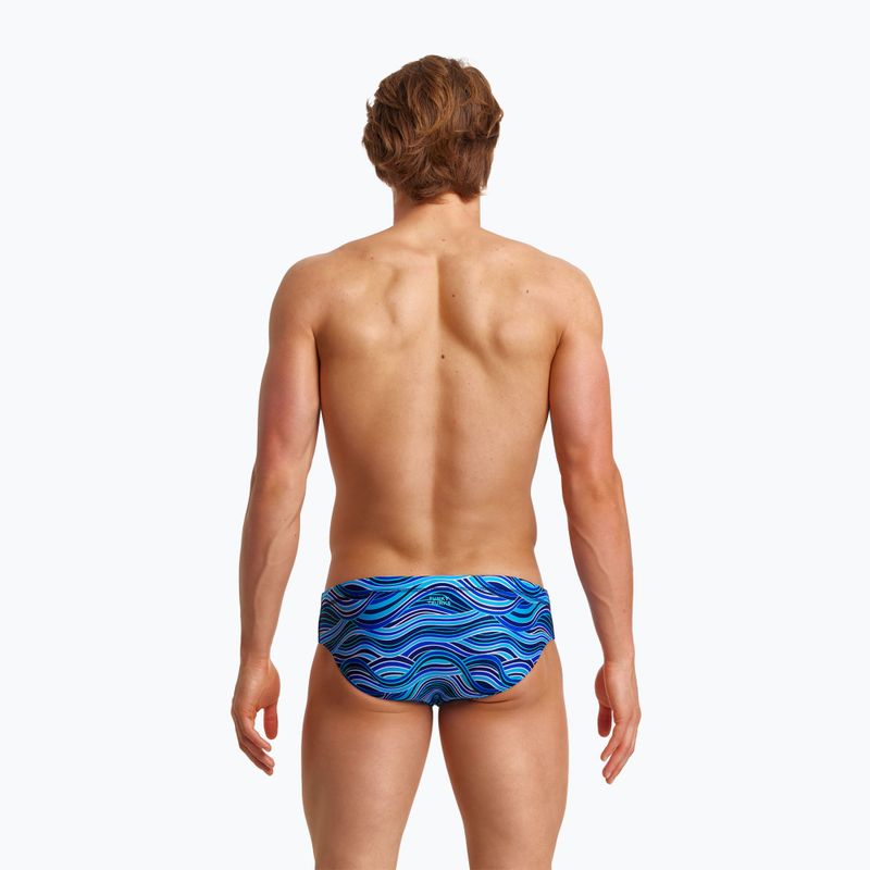 Pánské plavky FUNKY TRUNKS Classic Briefs modré FTS006M714270S 7
