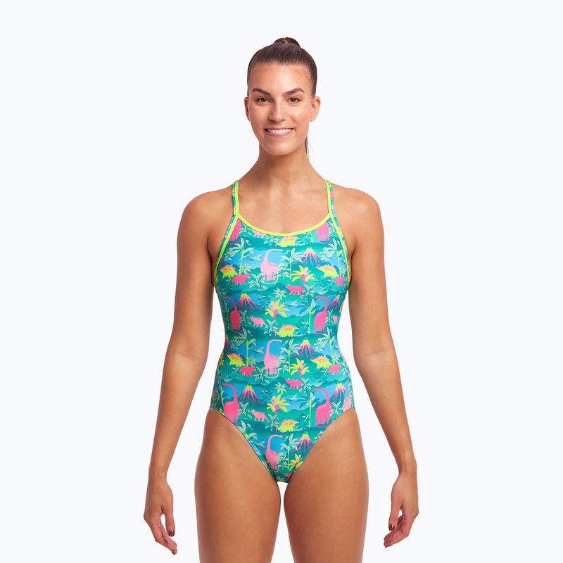 Dámské jednodílné plavky Funkita Diamond Back Green FS11L7153408 2