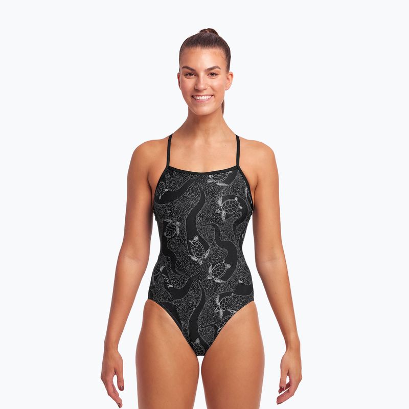 Dámské jednodílné plavky Funkita Single Strap Black FS15L7155416 2