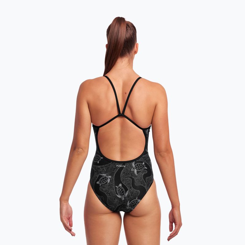 Dámské jednodílné plavky Funkita Single Strap Black FS15L7155416 3