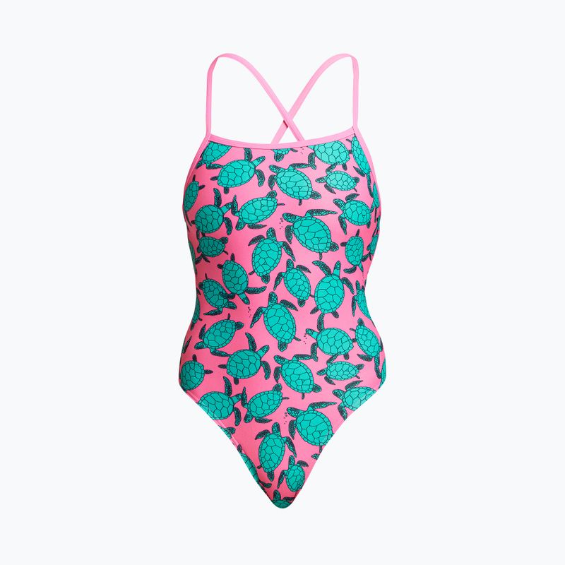 Funkita dámské jednodílné plavky Strapped In One Piece pink FS38L7156516