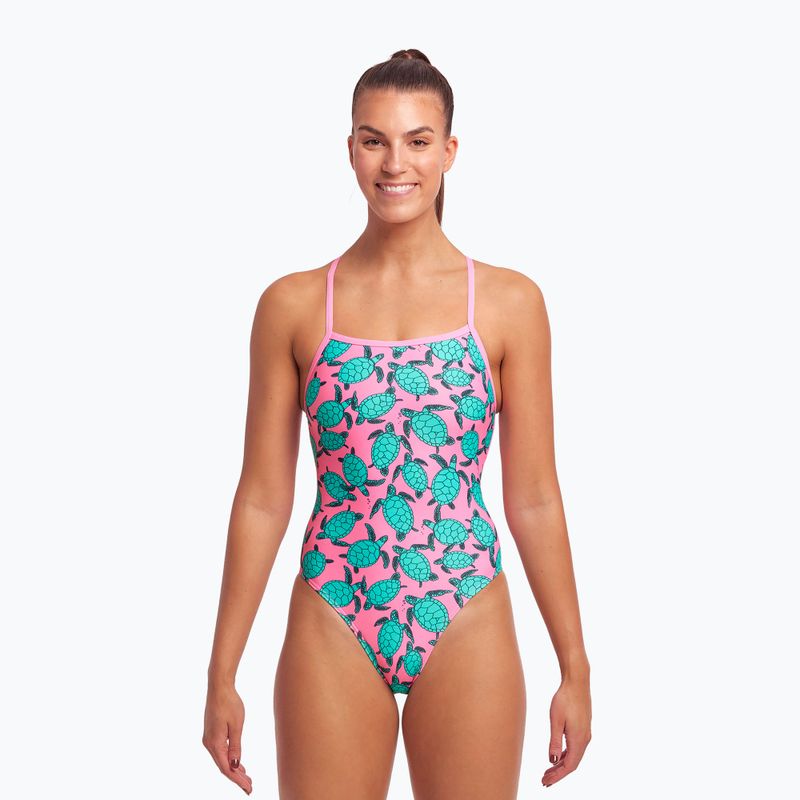 Funkita dámské jednodílné plavky Strapped In One Piece pink FS38L7156516 2