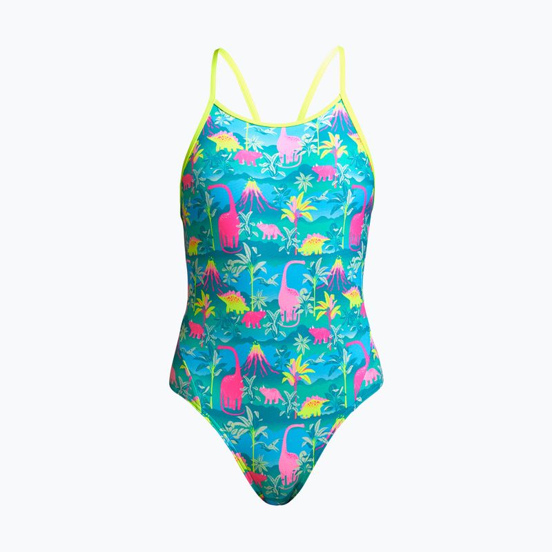 Dětské jednodílné plavky Funkita Diamond Back Green FS11G7153414