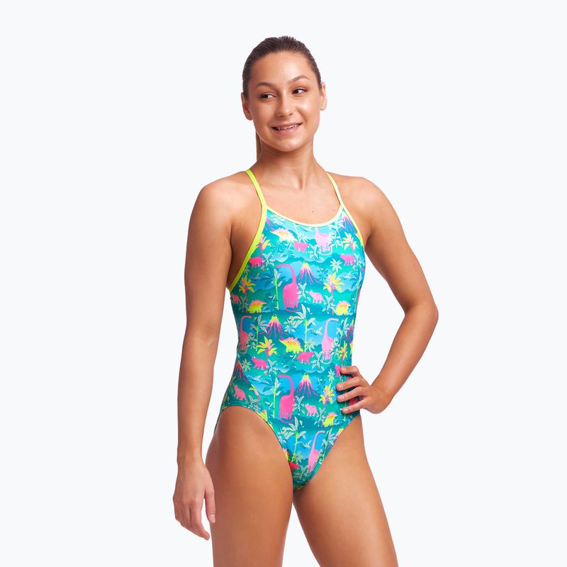 Dětské jednodílné plavky Funkita Diamond Back Green FS11G7153414 3