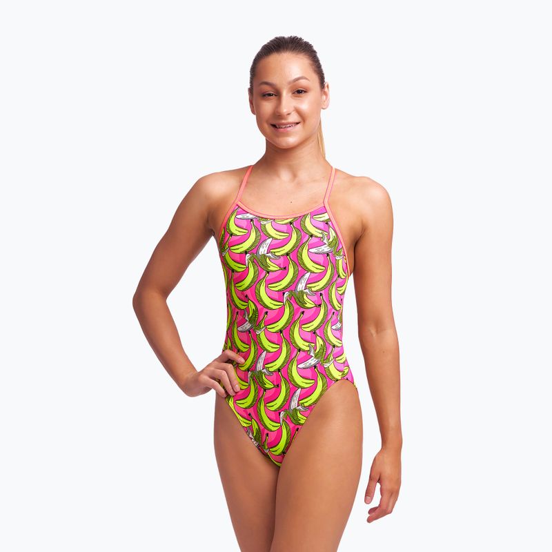 Funkita Dětské jednodílné plavky s jedním ramínkem Růžová FS16G7154214 3