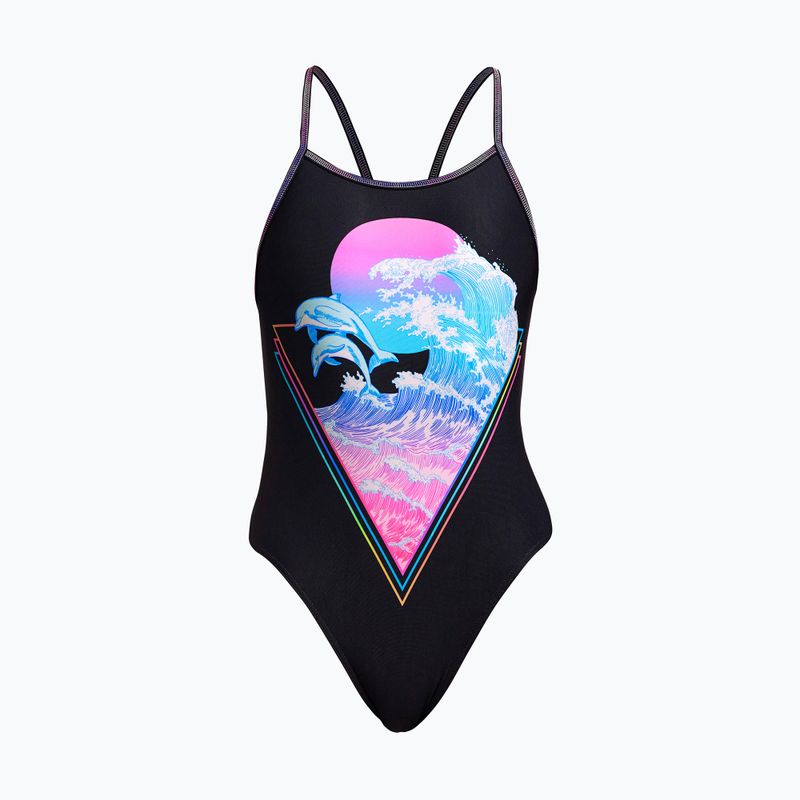 Funkita Dětské jednodílné plavky s jedním ramínkem Black FS16G7155814