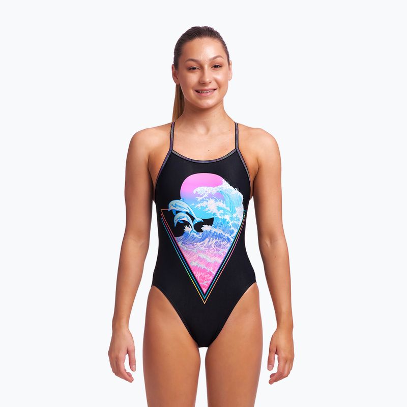 Funkita Dětské jednodílné plavky s jedním ramínkem Black FS16G7155814 2