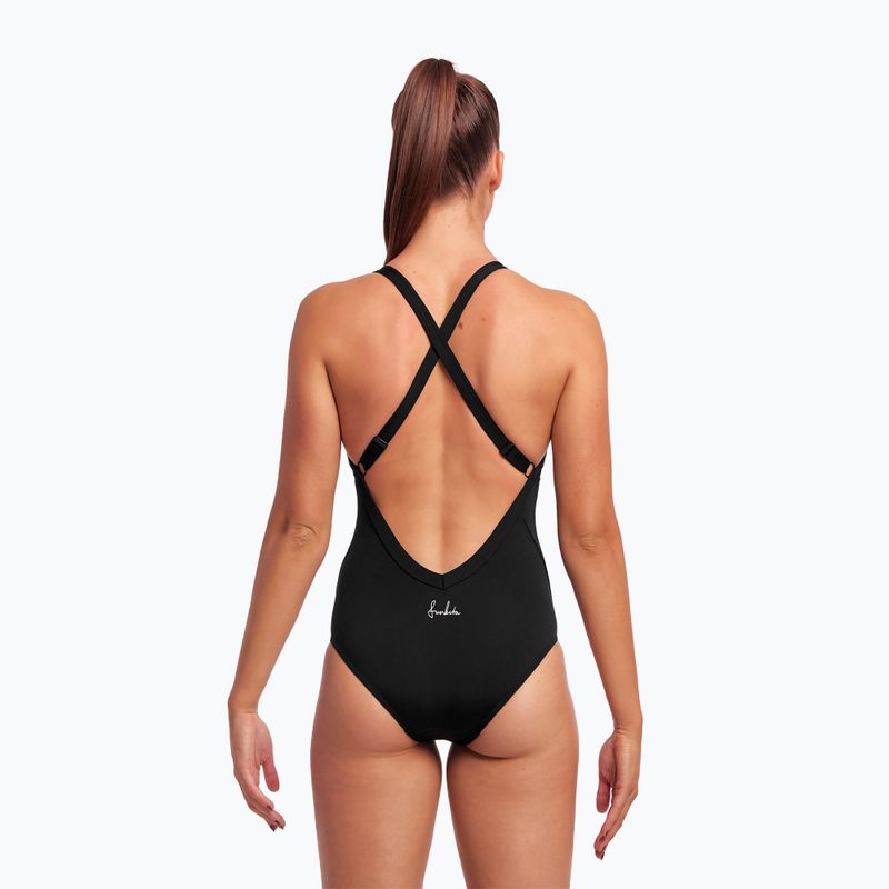 Dámské jednodílné plavky Funkita Sky Hi One Piece still black 4