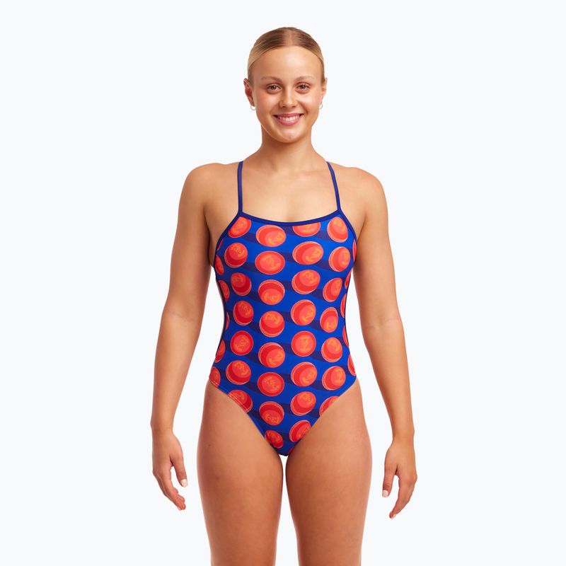 Funkita Twisted One Piece dámské plavky lesklé kuličky 5