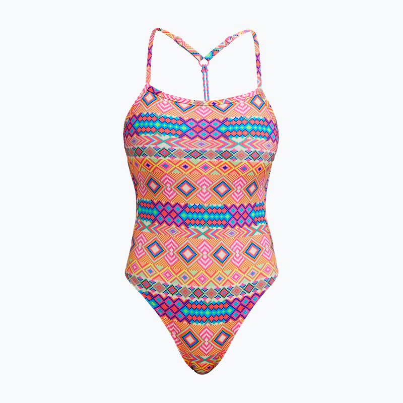 Funkita Twisted One Piece dámské plavky ďábel v detailu