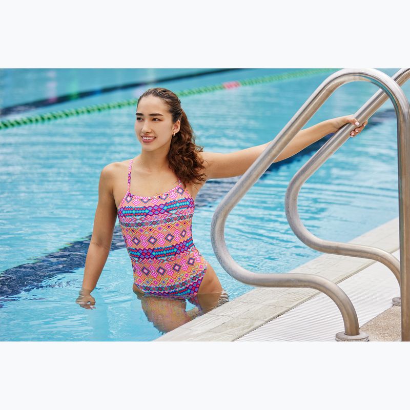 Funkita Twisted One Piece dámské plavky ďábel v detailu 5